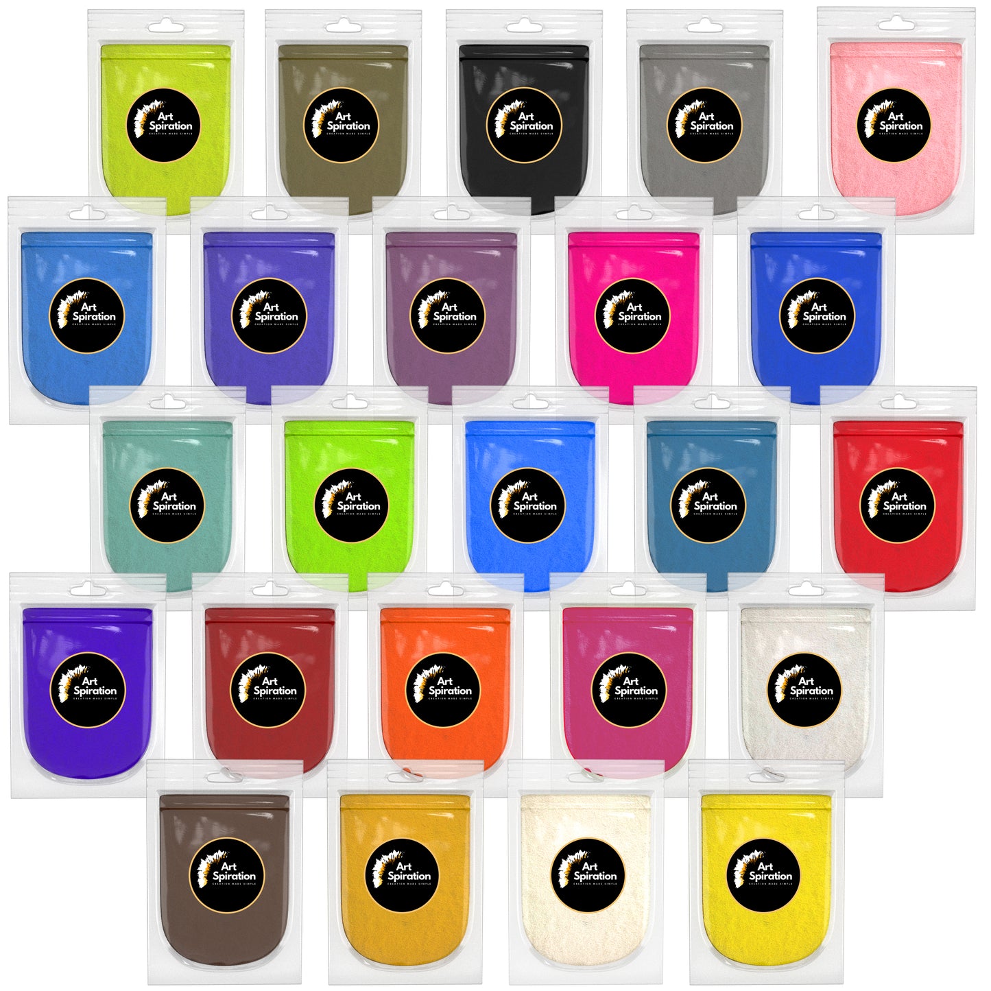 Mica Powder Essential Series, 24 colors Set (3g/ 0.03oz each)