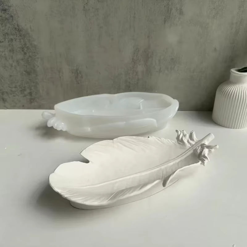 Feather Plate Silicone Mold