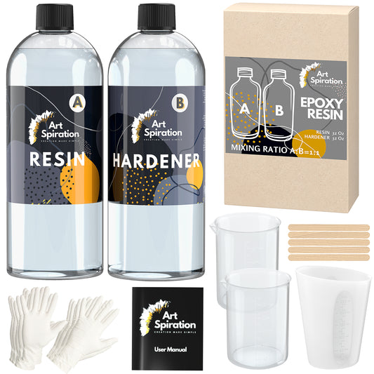 Epoxy Resin + Hardener, 64oz
